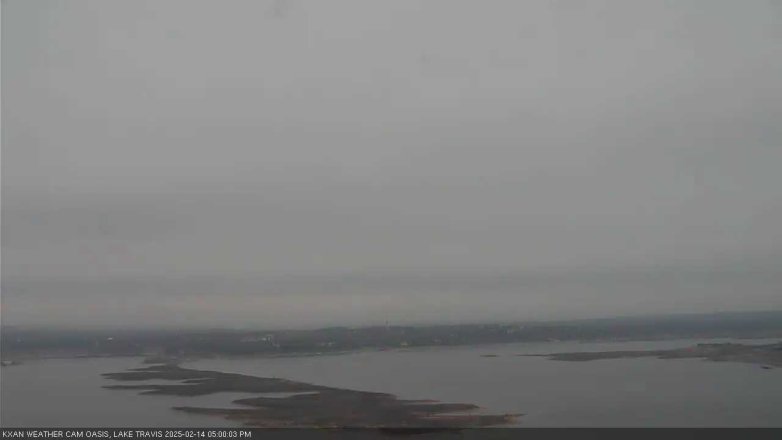 Lake Travis webcam, February 14, 2025 5:00 PM CT