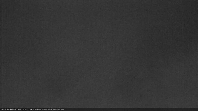 Lake Travis webcam, February 14, 2025 8:45 PM CT