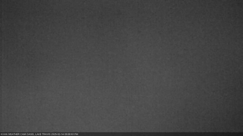 Lake Travis webcam, February 14, 2025 9:00 PM CT