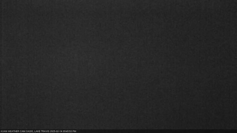 Lake Travis webcam, February 14, 2025 9:45 PM CT