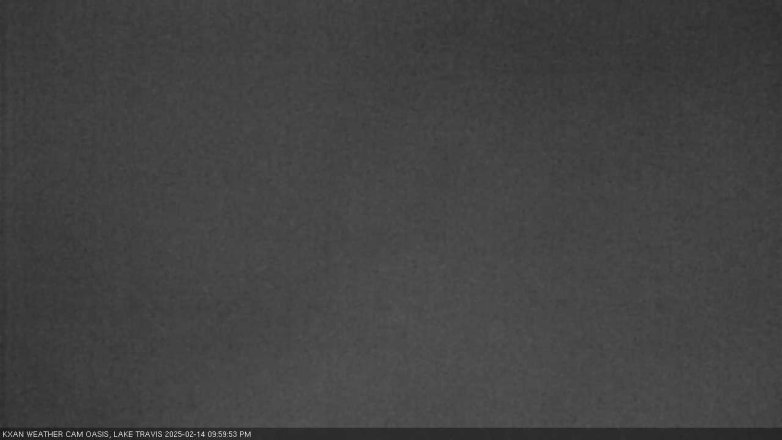 Lake Travis webcam, February 14, 2025 10:00 PM CT