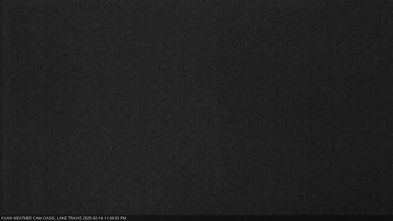 Lake Travis webcam, February 14, 2025 11:00 PM CT