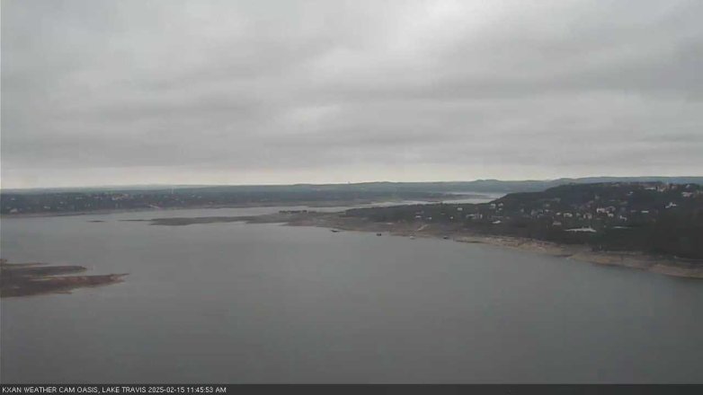 Lake Travis webcam, February 15, 2025 11:45 AM CT