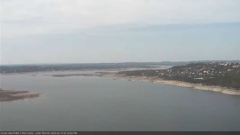 Lake Travis webcam, February 15, 2025 1:25 PM CT