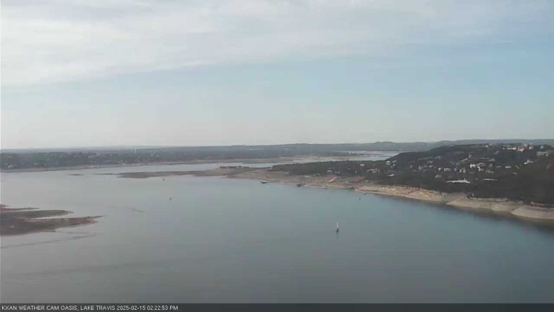 Lake Travis webcam, February 15, 2025 2:25 PM CT