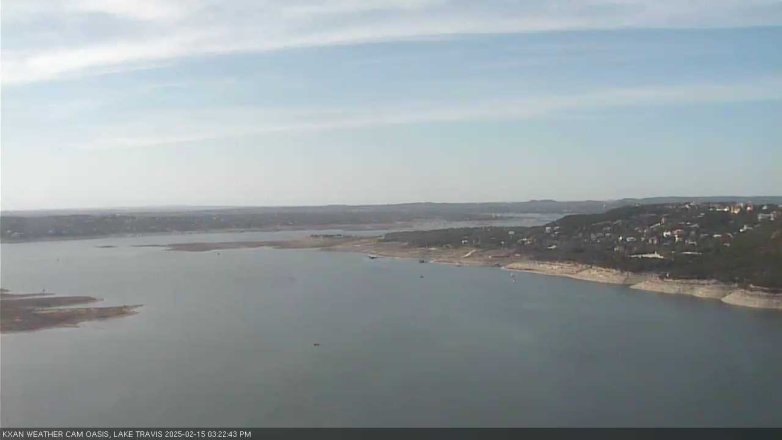 Lake Travis webcam, February 15, 2025 3:25 PM CT