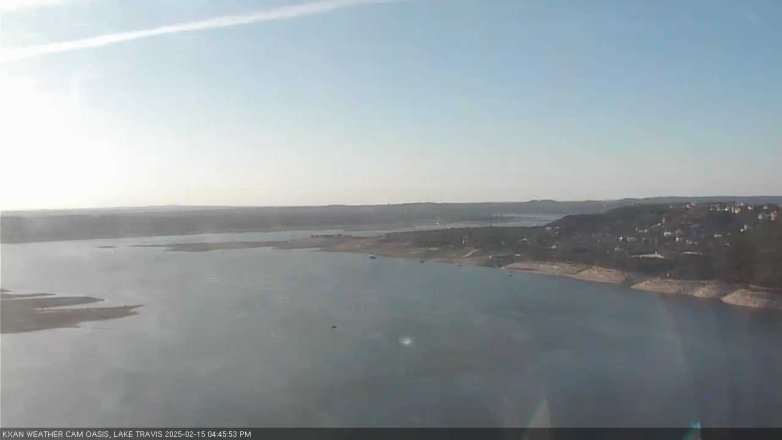 Lake Travis webcam, February 15, 2025 4:45 PM CT