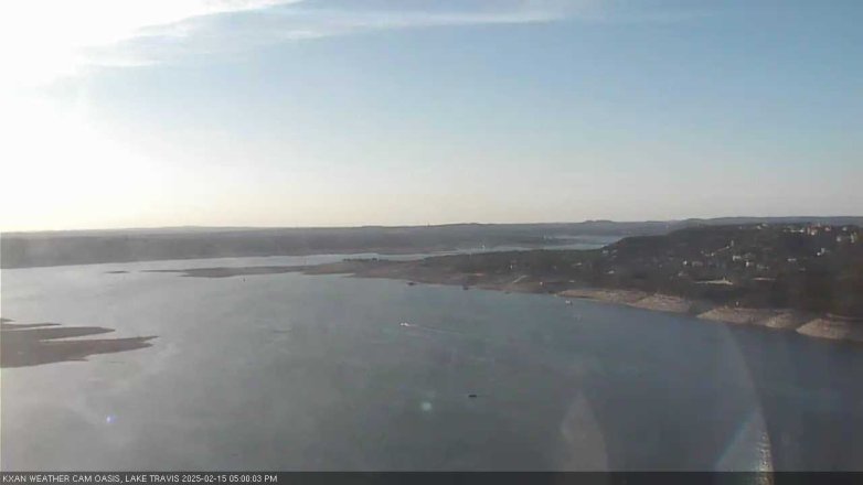 Lake Travis webcam, February 15, 2025 5:00 PM CT