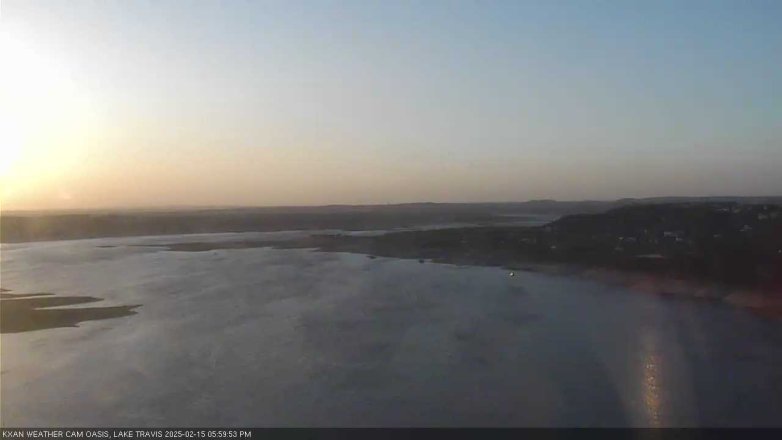Lake Travis webcam, February 15, 2025 6:00 PM CT