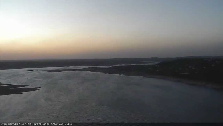 Lake Travis webcam, February 15, 2025 6:25 PM CT