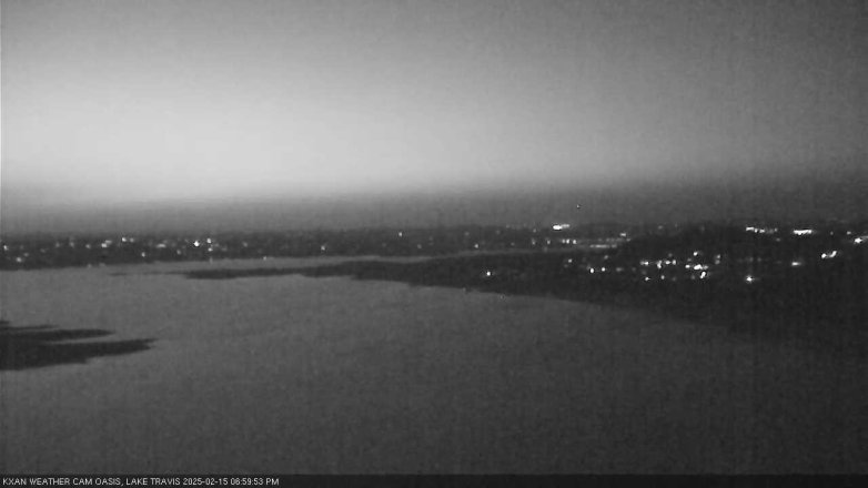 Lake Travis webcam, February 15, 2025 7:00 PM CT