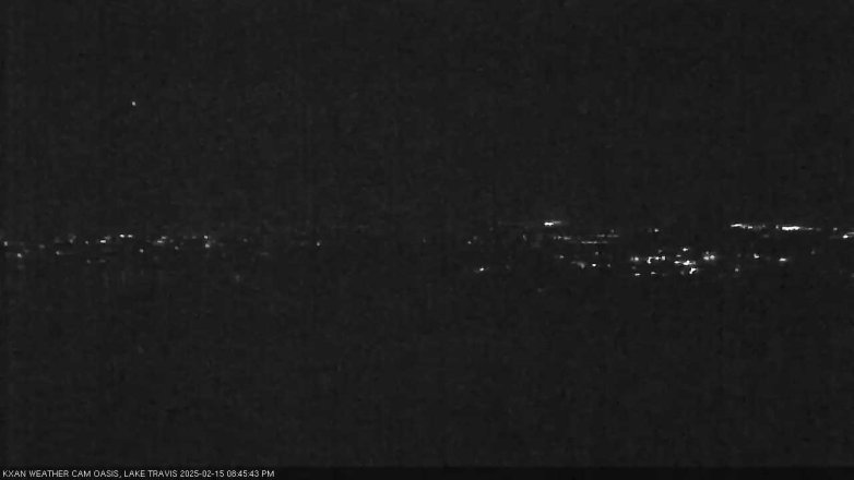 Lake Travis webcam, February 15, 2025 8:45 PM CT