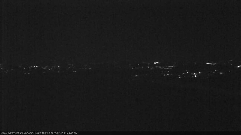 Lake Travis webcam, February 15, 2025 11:45 PM CT