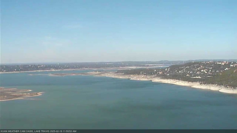 Lake Travis webcam, February 16, 2025 12:00 PM CT