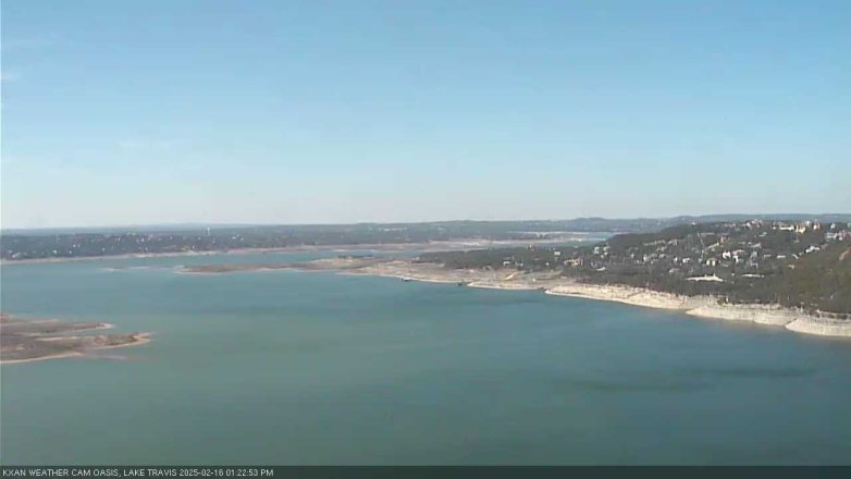 Lake Travis webcam, February 16, 2025 1:25 PM CT