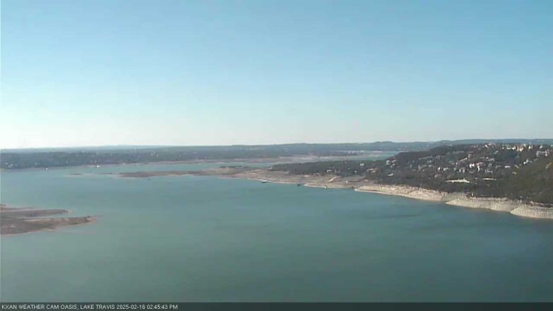 Lake Travis webcam, February 16, 2025 2:45 PM CT