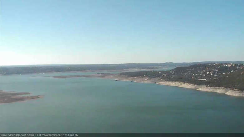 Lake Travis webcam, February 16, 2025 3:00 PM CT