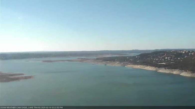 Lake Travis webcam, February 16, 2025 3:25 PM CT