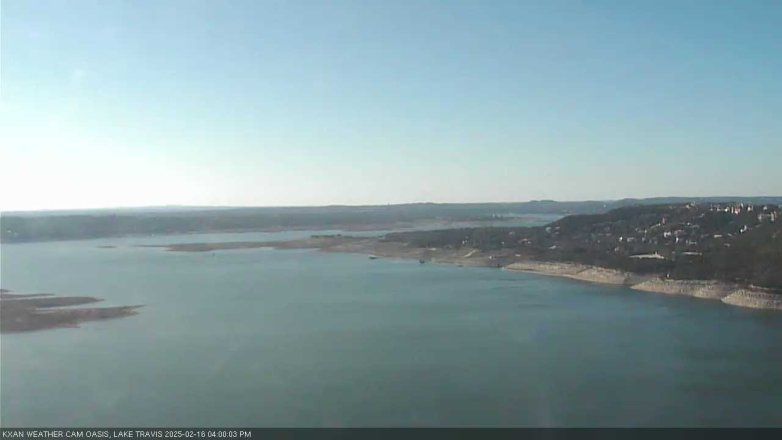 Lake Travis webcam, February 16, 2025 4:00 PM CT