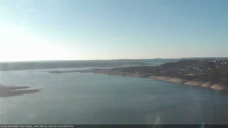 Lake Travis webcam, February 16, 2025 4:45 PM CT