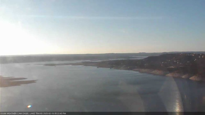 Lake Travis webcam, February 16, 2025 5:25 PM CT