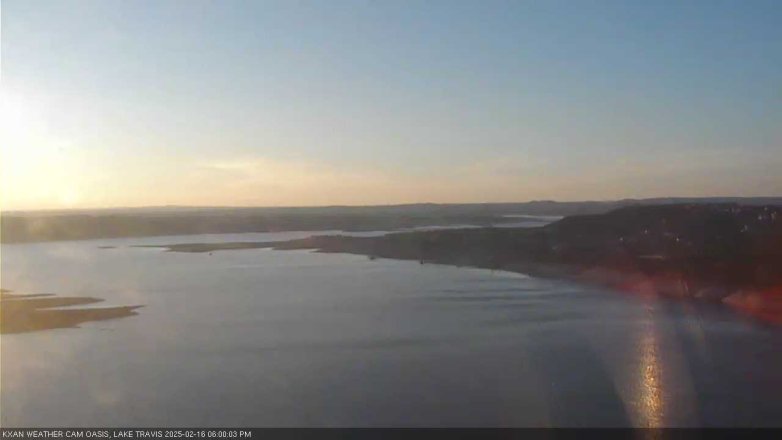 Lake Travis webcam, February 16, 2025 6:00 PM CT
