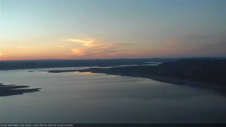 Lake Travis webcam, February 16, 2025 6:25 PM CT