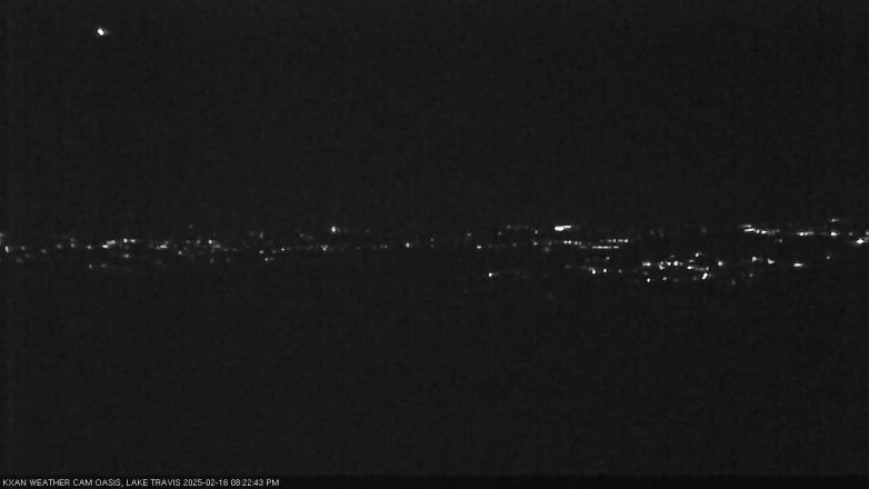 Lake Travis webcam, February 16, 2025 8:25 PM CT