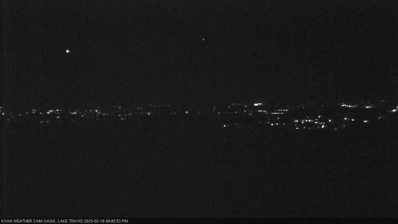 Lake Travis webcam, February 16, 2025 8:45 PM CT