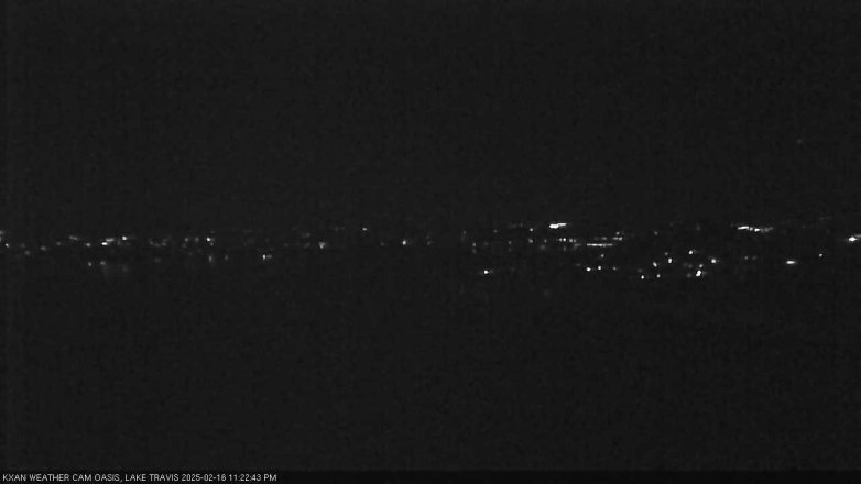 Lake Travis webcam, February 16, 2025 11:25 PM CT