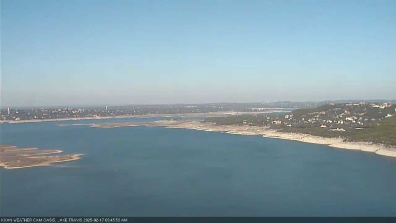 Lake Travis webcam, February 17, 2025 9:45 AM CT