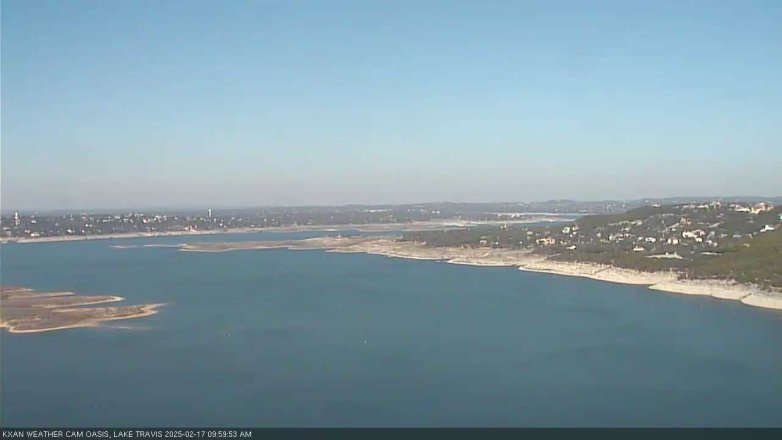 Lake Travis webcam, February 17, 2025 10:00 AM CT