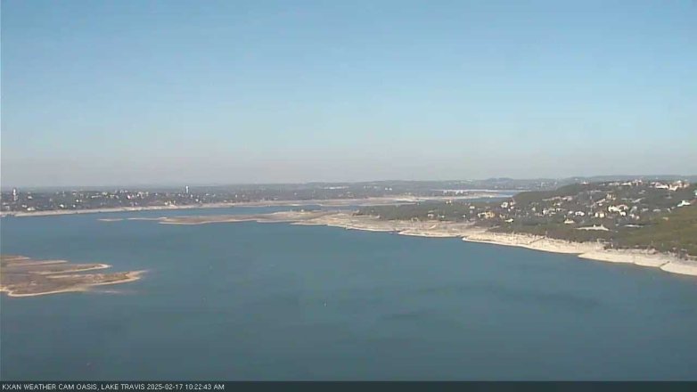 Lake Travis webcam, February 17, 2025 10:25 AM CT