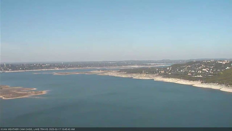 Lake Travis webcam, February 17, 2025 10:45 AM CT