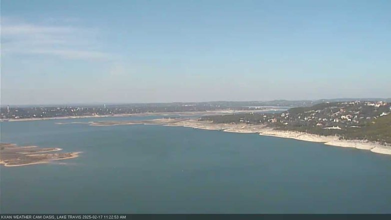 Lake Travis webcam, February 17, 2025 11:25 AM CT