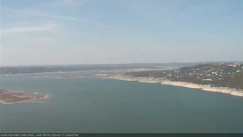 Lake Travis webcam, February 17, 2025 12:45 PM CT