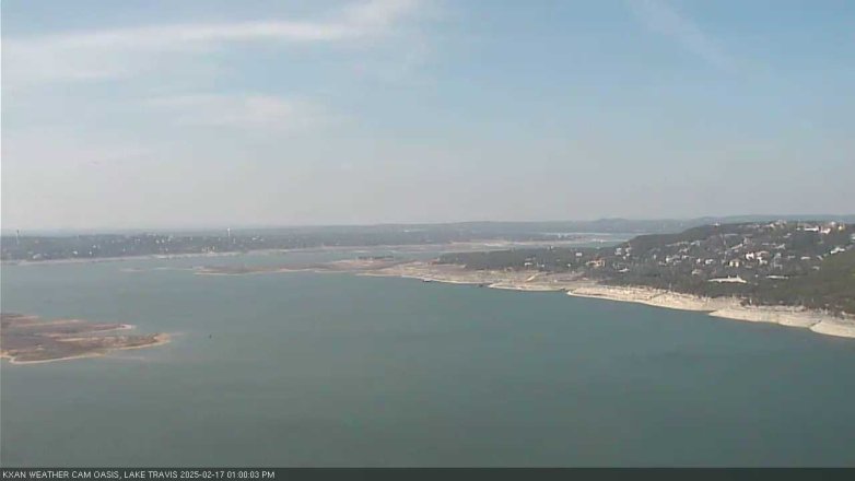Lake Travis webcam, February 17, 2025 1:00 PM CT