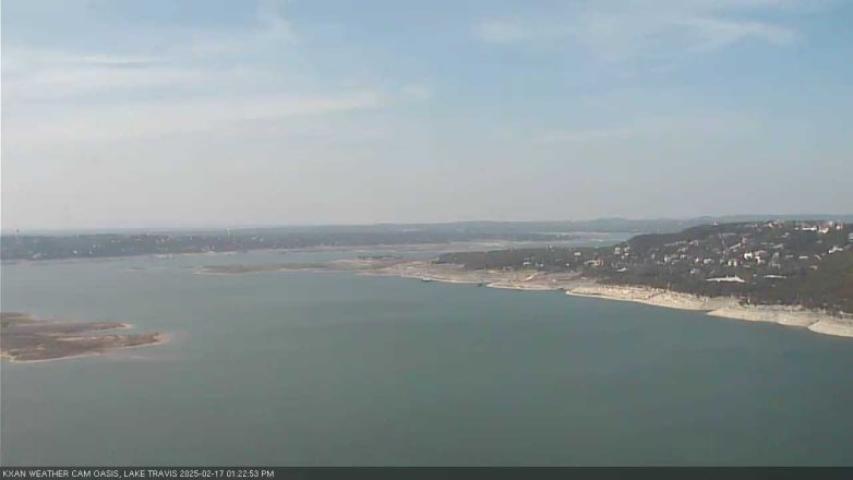 Lake Travis webcam, February 17, 2025 1:25 PM CT