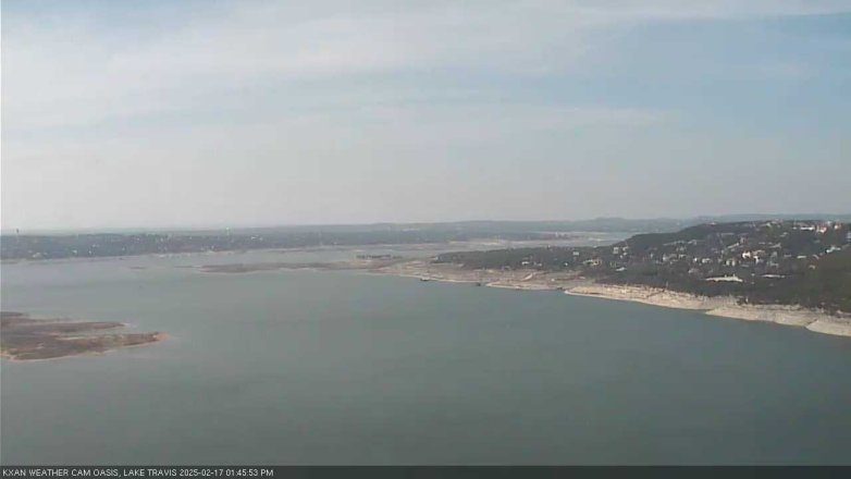 Lake Travis webcam, February 17, 2025 1:45 PM CT