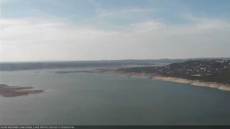 Lake Travis webcam, February 17, 2025 3:00 PM CT