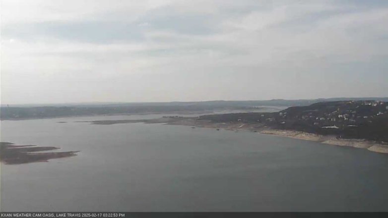 Lake Travis webcam, February 17, 2025 3:25 PM CT