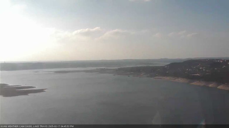 Lake Travis webcam, February 17, 2025 4:45 PM CT