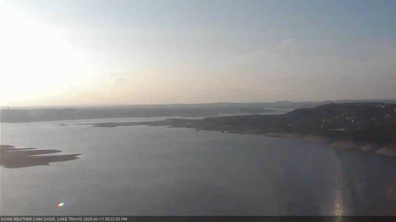 Lake Travis webcam, February 17, 2025 5:25 PM CT