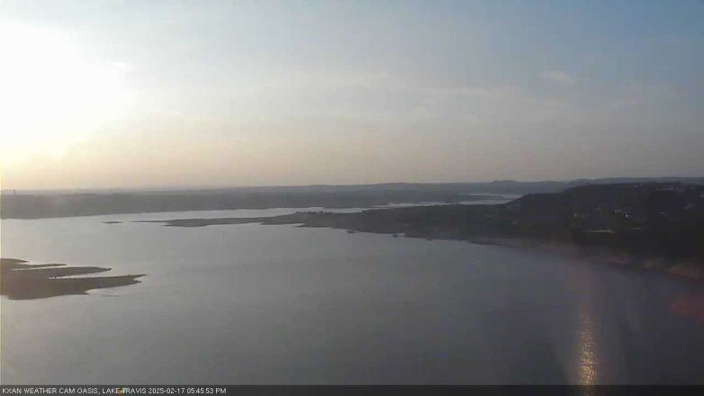 Lake Travis webcam, February 17, 2025 5:45 PM CT