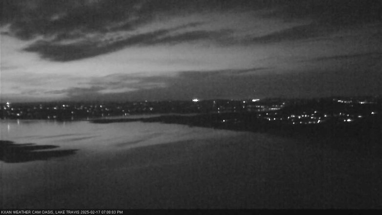 Lake Travis webcam, February 17, 2025 7:00 PM CT