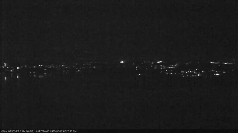 Lake Travis webcam, February 17, 2025 7:25 PM CT