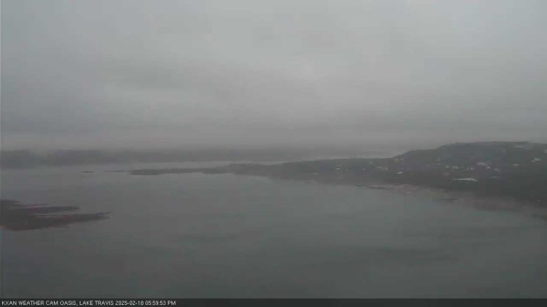 Lake Travis webcam, February 18, 2025 6:00 PM CT