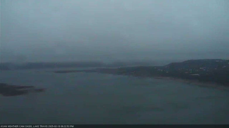 Lake Travis webcam, February 18, 2025 6:25 PM CT