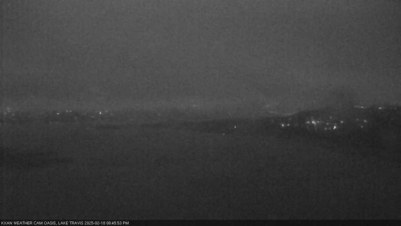 Lake Travis webcam, February 18, 2025 6:45 PM CT