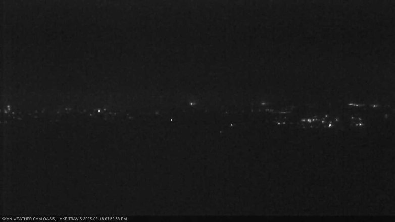 Lake Travis webcam, February 18, 2025 8:00 PM CT